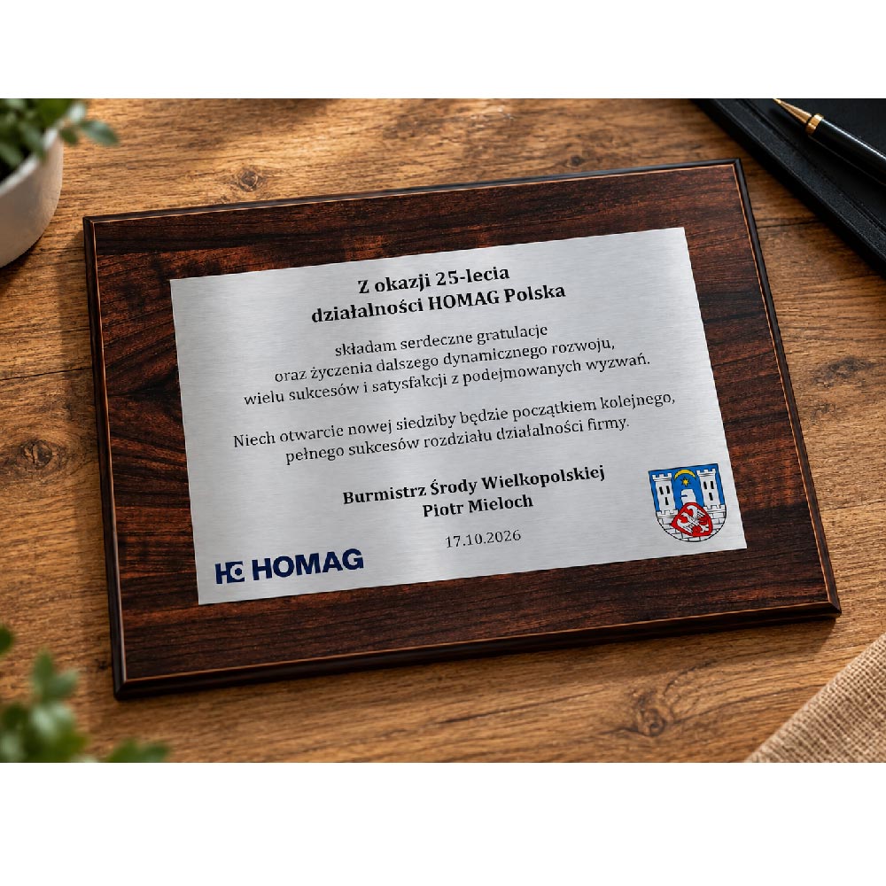 Grawerton personalizowany Dyplom